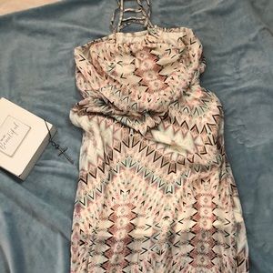 Long sheer maxi dress